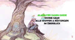 Alabaster Dawn Guide Divine Gear Weapons Waffen Armor Rüstung