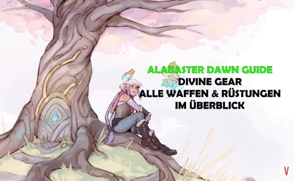 Alabaster Dawn Guide Divine Gear Weapons Waffen Armor Rüstung