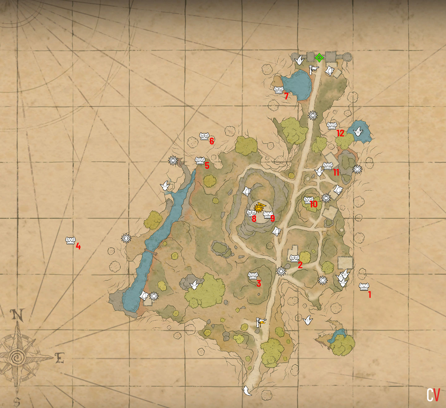 Forsaken Realms: Vahrin's Call – Forest Edge: Alle Truhen (Chests), Skillbücher (Skill Books) und Gartenzwerge (Genomy) 4 Forsaken Realms: Vahrin's Call - Forest Edge: Alle Truhen (Chests)