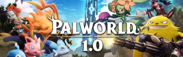 Palworld 1.0 Titelbild Cover Art Wallpaper