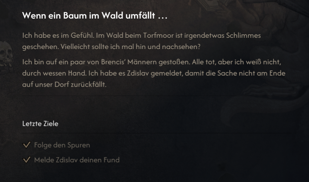 Blood of Dawnwalker Wenn ein Baum im Wald umfällt (If a Tree Falls in a Forest)
